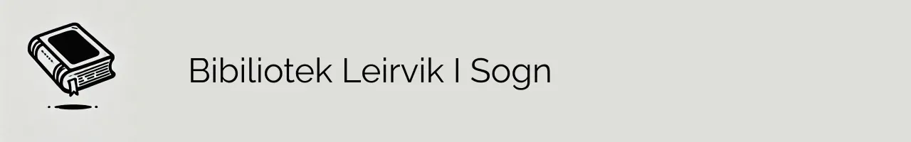 Bibiliotek Leirvik I Sogn